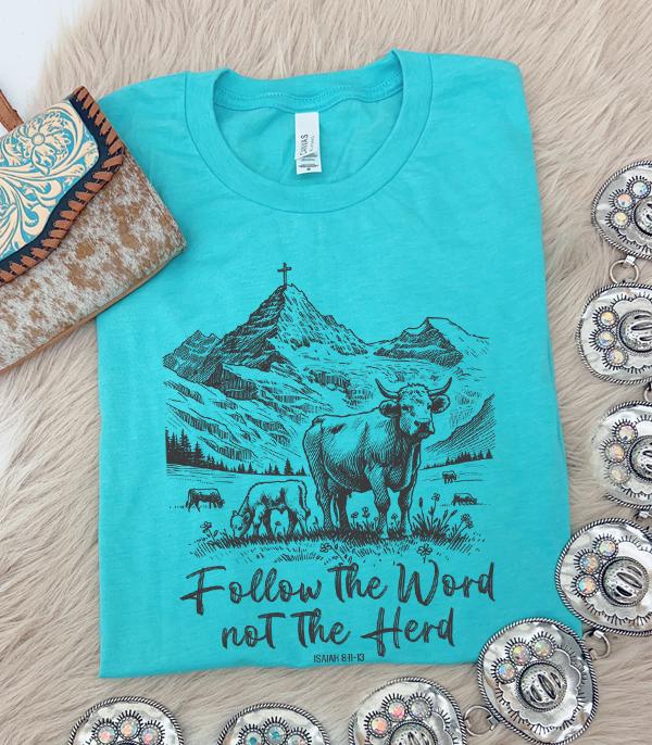 GRAPHIC TEES :: GRAPHIC TEES :: Wholesale Follow The Word Not The Herd Tshirt