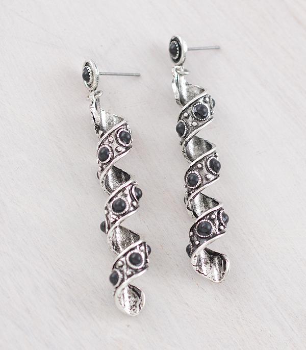 WHAT'S NEW :: Wholesale Western Spiral Drop Earrings
