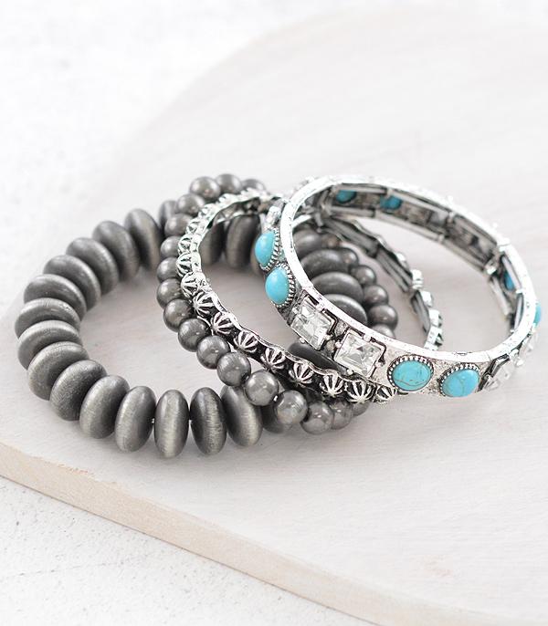 WHAT'S NEW :: Wholesale Western Navajo Pearl Bracelet Stack Set