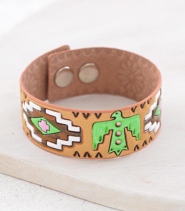 New Arrival :: Wholesale Western Thunderbird Aztec Bracelet