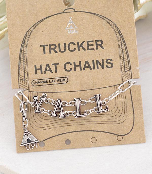 HATS I HAIR ACC :: HAT ACCESSORIES :: Wholesale Western Yall Trucker Hat Chain
