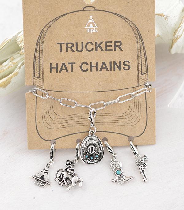 HATS I HAIR ACC :: HAT ACCESSORIES :: Wholesale Western Trucker Hat Chain
