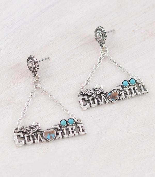 New Arrival :: Wholesale Cowgirl Dangle Earrings