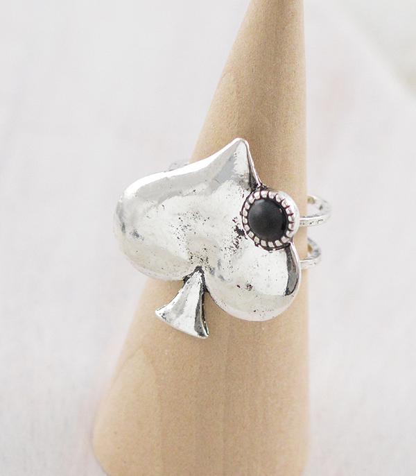 New Arrival :: Wholesale Western Ace of Spade Ring