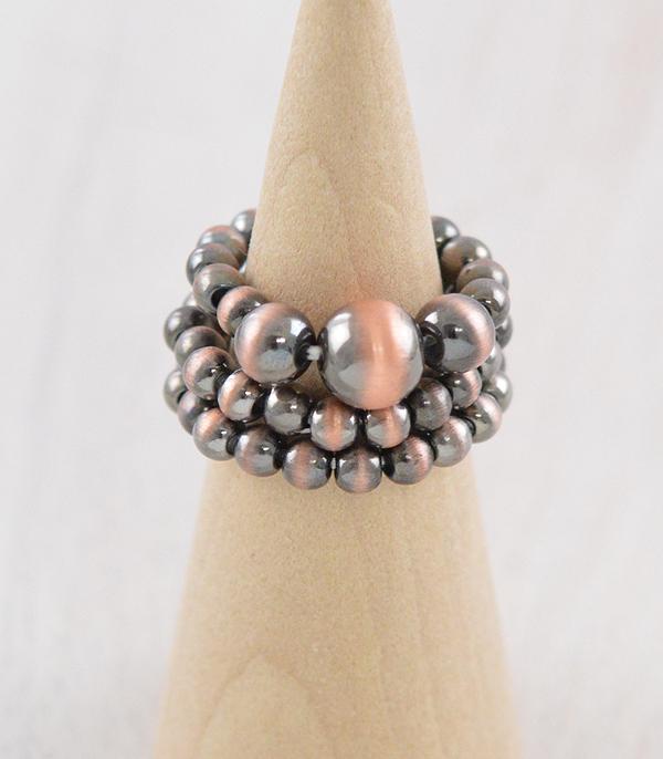 RINGS :: Wholesale Western Navajo Pearl Ring Set