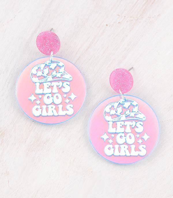 EARRINGS :: TRENDY EARRINGS :: Wholesale Lets Go Girls Dangle Earrings