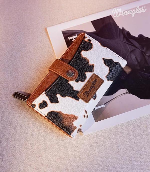 WHAT'S NEW :: Wholesale Wrangler Cow Print Bi-Fold Wallet