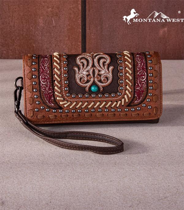MONTANAWEST BAGS :: WALLETS I SMALL ACCESSORIES :: Wholesale Montana West Embroidered Wallet