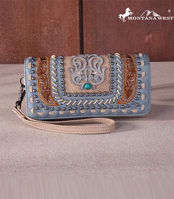MONTANAWEST BAGS :: WALLETS I SMALL ACCESSORIES :: Wholesale Montana West Embroidered Wallet