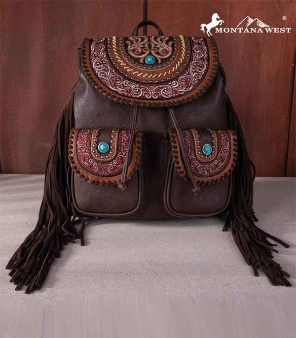 New Arrival :: Wholesale Montana West Fringe Backpack