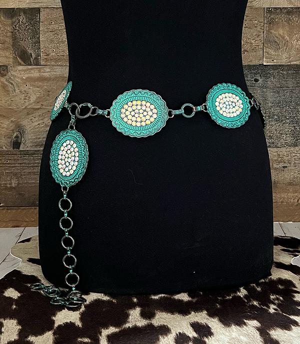 WHAT'S NEW :: Wholesale Western Rhinestone Concho Belt