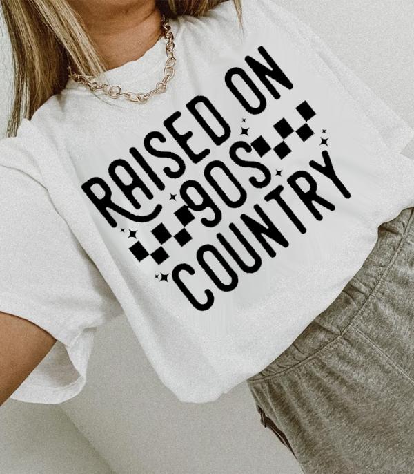 New Arrival :: Wholesale Comfort Colors Raised On 90s Country Tee