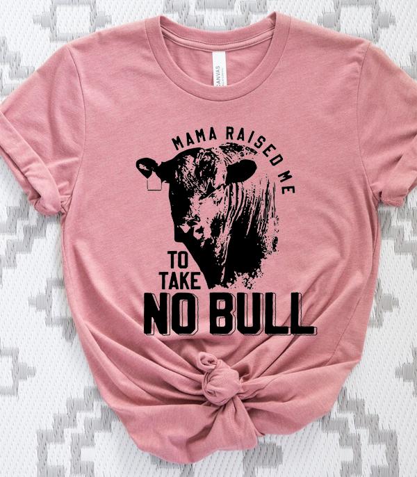 GRAPHIC TEES :: GRAPHIC TEES :: Wholesale Take No Bull Cow Graphic Tshirt