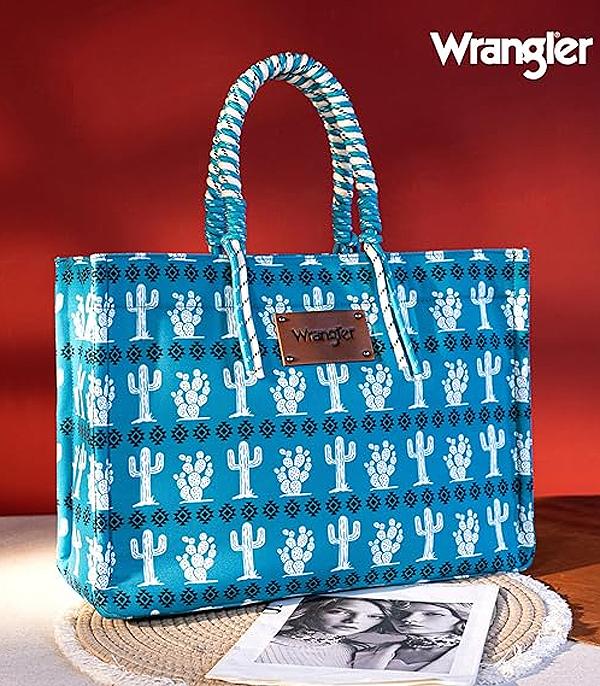 MONTANAWEST BAGS :: WESTERN PURSES :: Wholesale Wrangler Canvas Large Tote