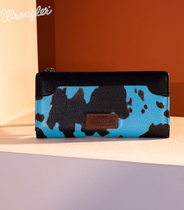 WHAT'S NEW :: Wholesale Wrangler Cow Print Bi-Fold Wallet