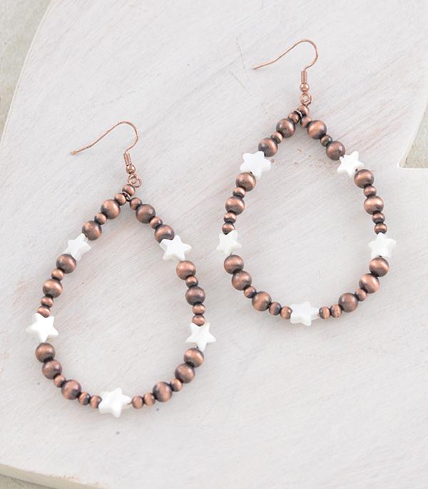 New Arrival :: Wholesale Western Navajo Pearl Teardrop Earrings