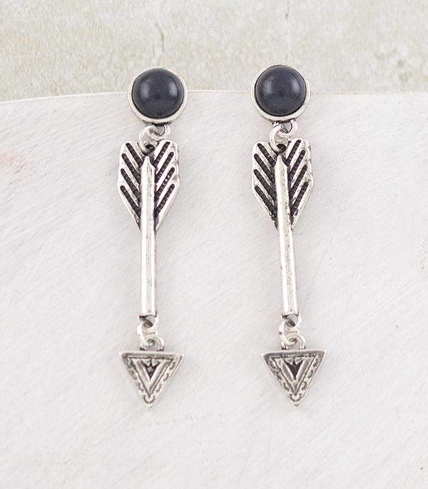 New Arrival :: Wholesale Western Arrow Drop Earrings