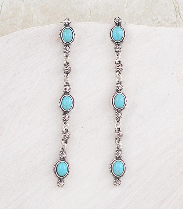 WHAT'S NEW :: Wholesale Western Turquoise Drop Earrings