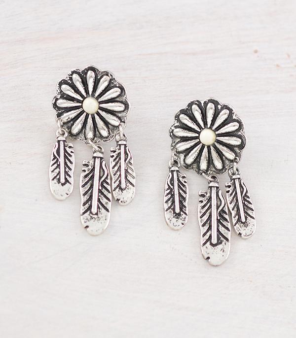 New Arrival :: Wholesale Western Concho Earrings