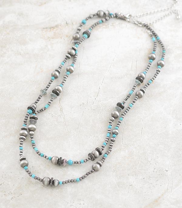 NECKLACES :: WESTERN TREND :: Wholesale Navajo Pearl Bead Necklace Set