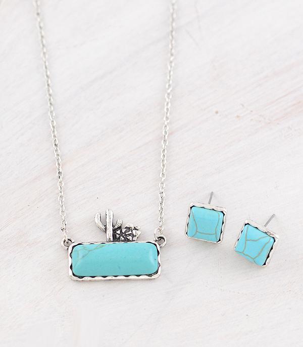 New Arrival :: Wholesale Western Turquoise Bar Necklace
