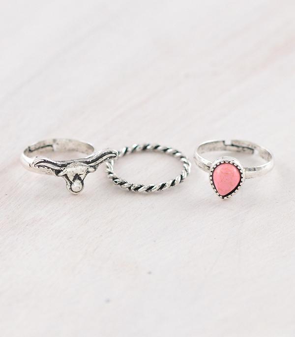 New Arrival :: Wholesale Western Dainty Ring Set