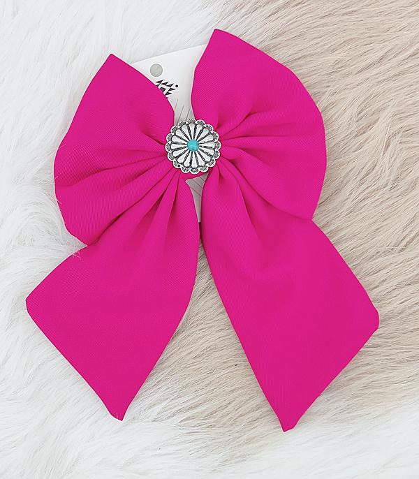 New Arrival :: Wholesale Western Concho Hair Bow