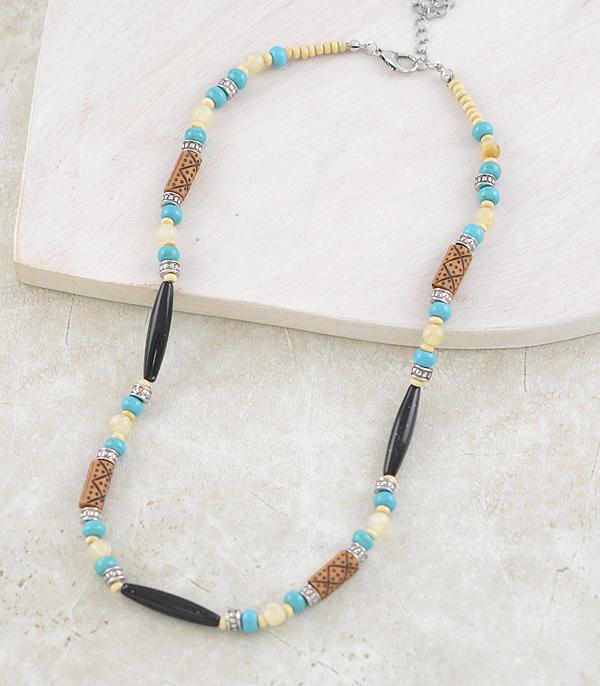 NECKLACES :: TRENDY :: Wholesale Western Bead Necklace 