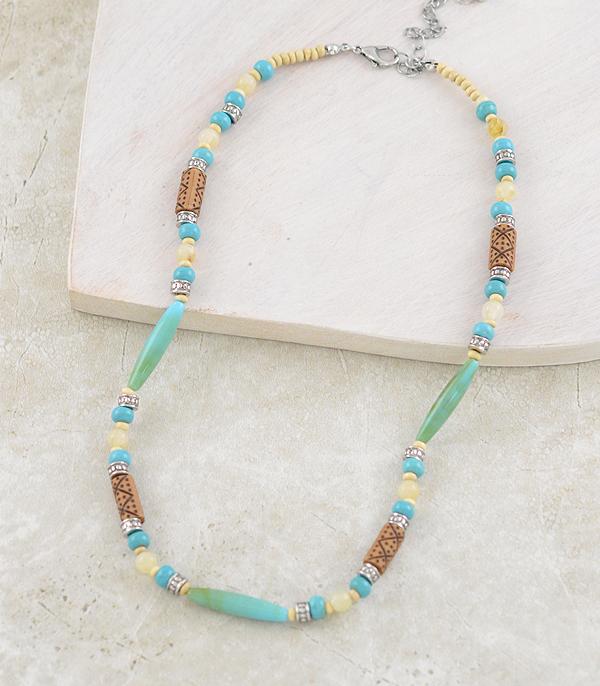 NECKLACES :: TRENDY :: Wholesale Western Bead Necklace