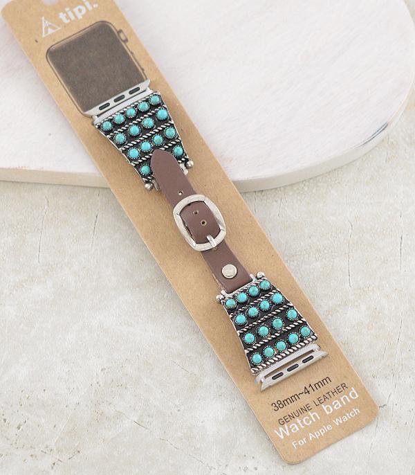<font color=BLUE>WATCH BAND/ GIFT ITEMS</font> :: SMART WATCH BAND :: Wholesale Tipi Western Apple Watch Band