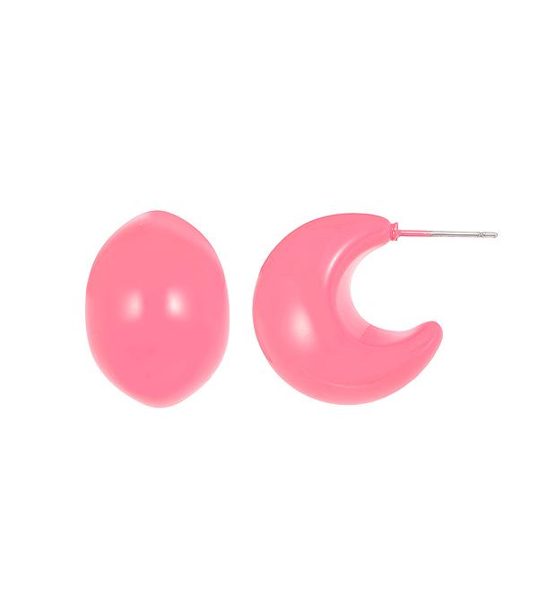 EARRINGS :: HOOP EARRINGS :: Wholesale Color Hoop Earrings