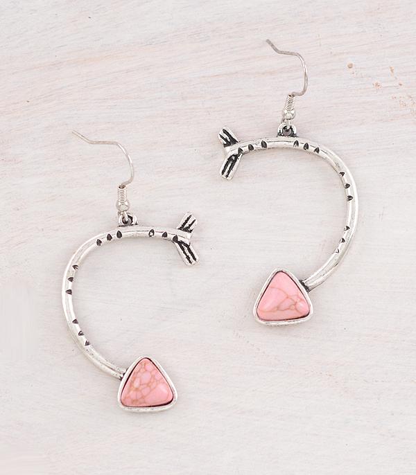 EARRINGS :: WESTERN HOOK EARRINGS :: Wholesale Western Arrow Dangle Earrings