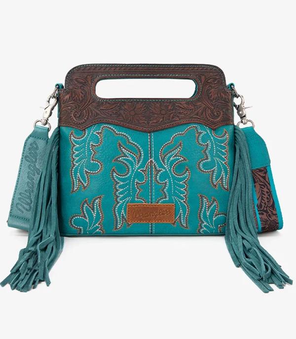 New Arrival :: Wholesale Wrangler Boot Stitch Fringe Tote