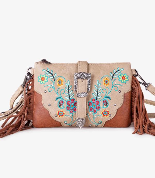 MONTANAWEST BAGS :: CROSSBODY BAGS :: Wholesale Montana West Buckle Clutch Crossbody