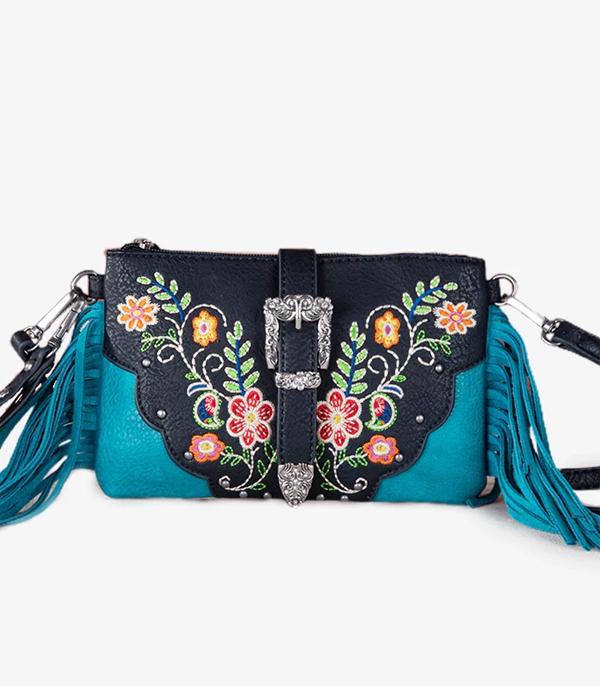 MONTANAWEST BAGS :: CROSSBODY BAGS :: Wholesale Montana West Buckle Clutch Crossbody