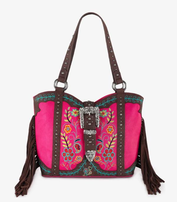 MONTANAWEST BAGS :: WESTERN PURSES :: Wholesale Montana West Buckle Concealed Carry Tote