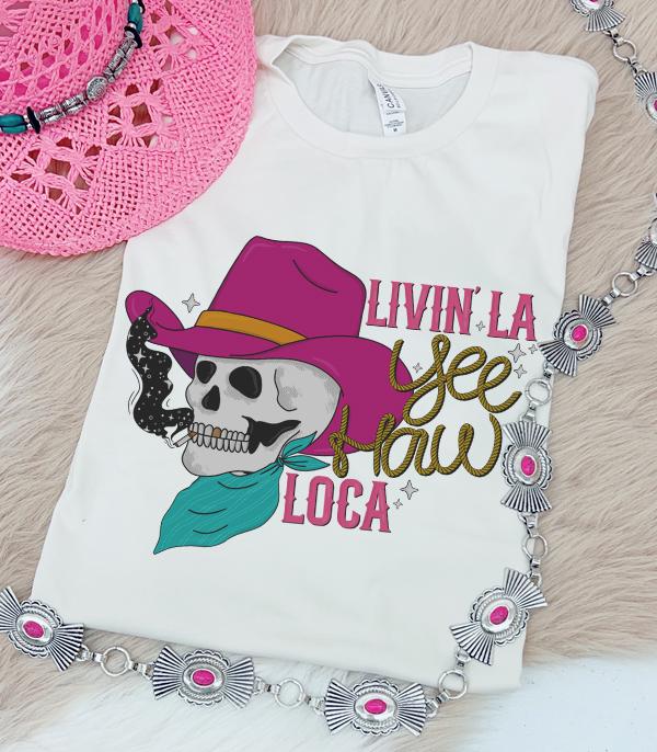 GRAPHIC TEES :: GRAPHIC TEES :: Wholesale Western Yeehaw Loca Graphic Tshirt