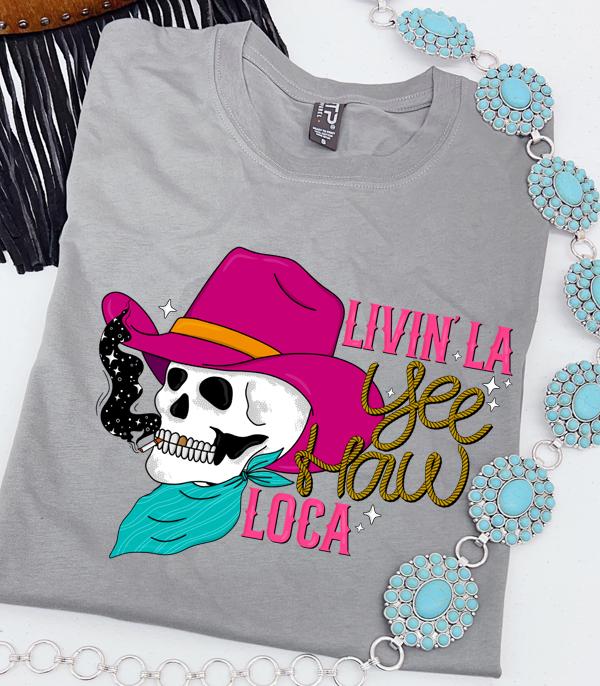 GRAPHIC TEES :: GRAPHIC TEES :: Wholesale Western Yeehaw Loca Oversized Tshirt