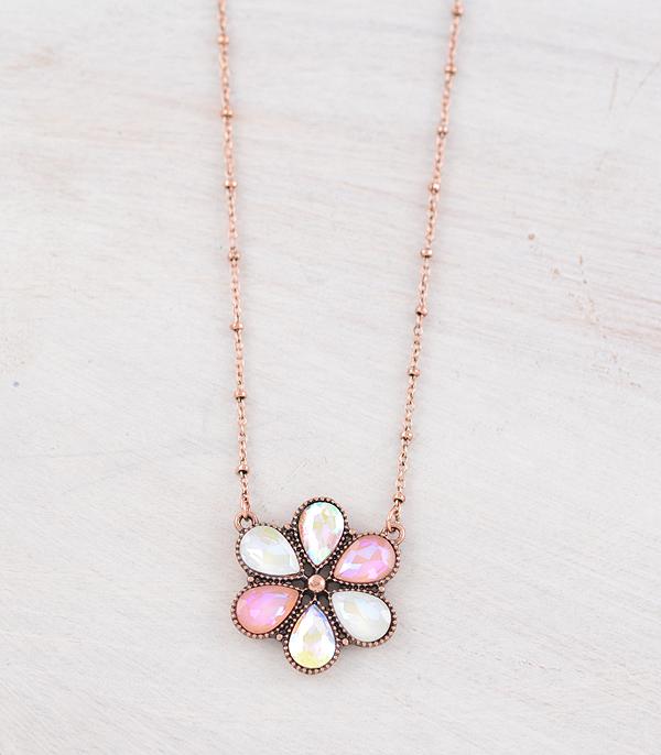 NECKLACES :: TRENDY :: Wholesale Western Glass Stone Concho Necklace