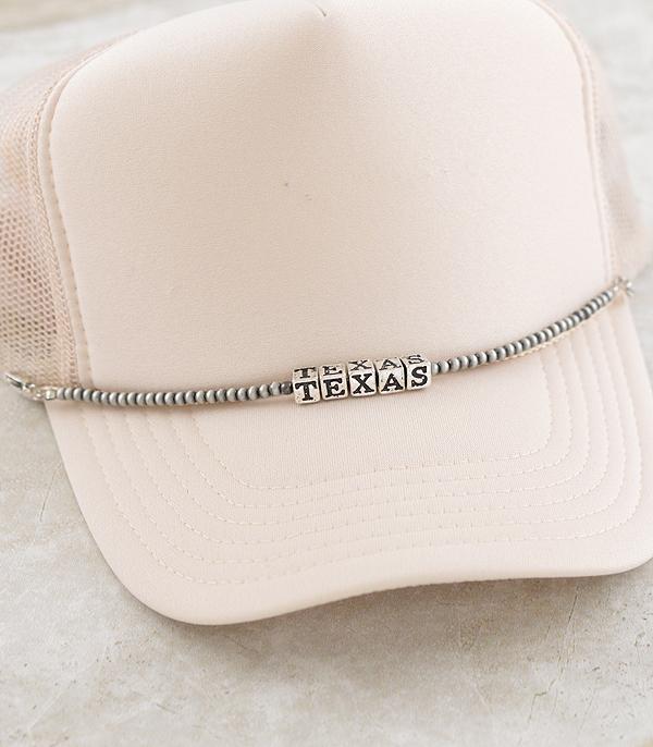 HATS I HAIR ACC :: HAT ACCESSORIES :: Wholesale Western Texas Bead Trucker Hat Chain