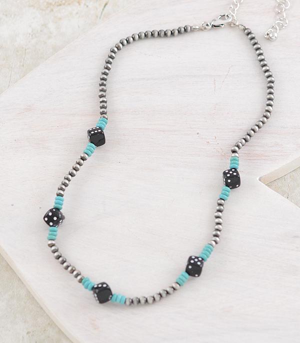 NECKLACES :: TRENDY :: Wholesale Western Navajo Pearl Bead Necklace