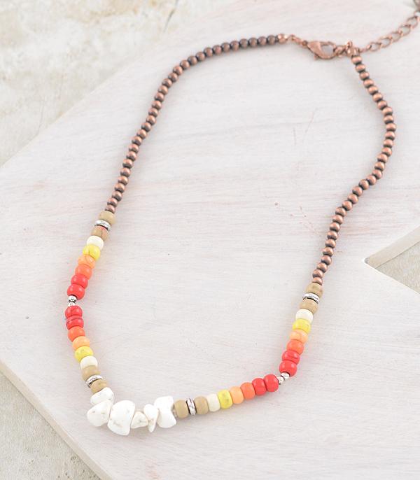 NECKLACES :: TRENDY :: Wholesale Western Navajo Pearl Necklace