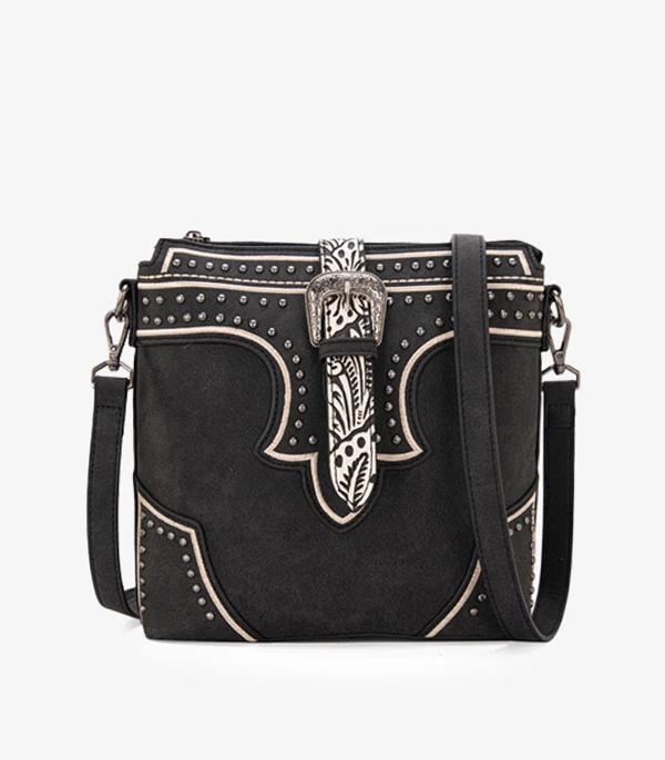 MONTANAWEST BAGS :: CROSSBODY BAGS :: Wholesale Montana West Buckle Crossbody Bag