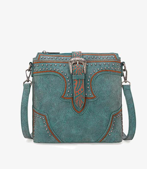 MONTANAWEST BAGS :: CROSSBODY BAGS :: Wholesale Montana West Buckle Crossbody Bag