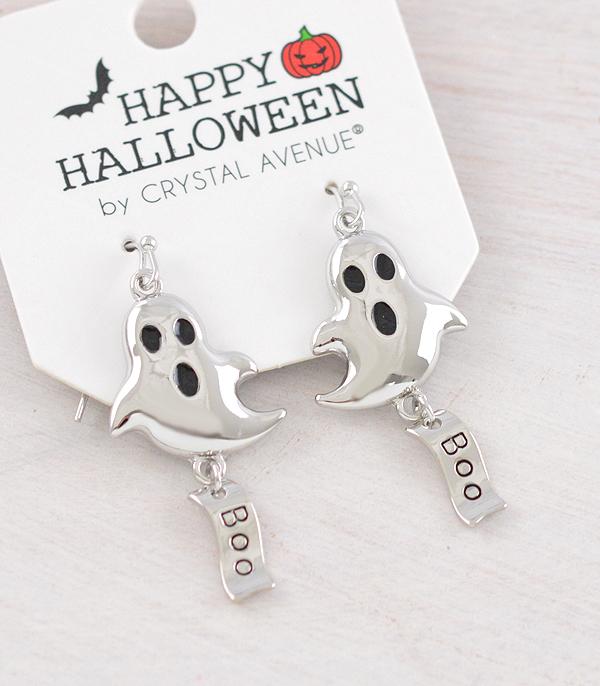 <font color=GREEN>HOLIDAYS</font> :: JEWELRY I BAGS :: Wholesale Halloween Ghost Earrings