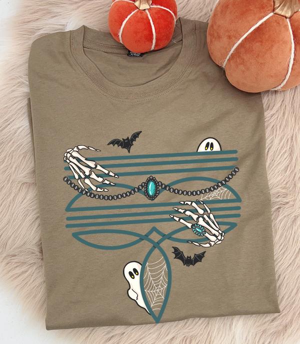 <font color=GREEN>HOLIDAYS</font> :: GRAPHIC TEES :: Wholesale Halloween Bootstitch Graphic Tshirt