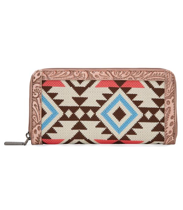 MONTANAWEST BAGS :: WALLETS I SMALL ACCESSORIES :: Wholesale Montana West Aztec Tapestry Wallet