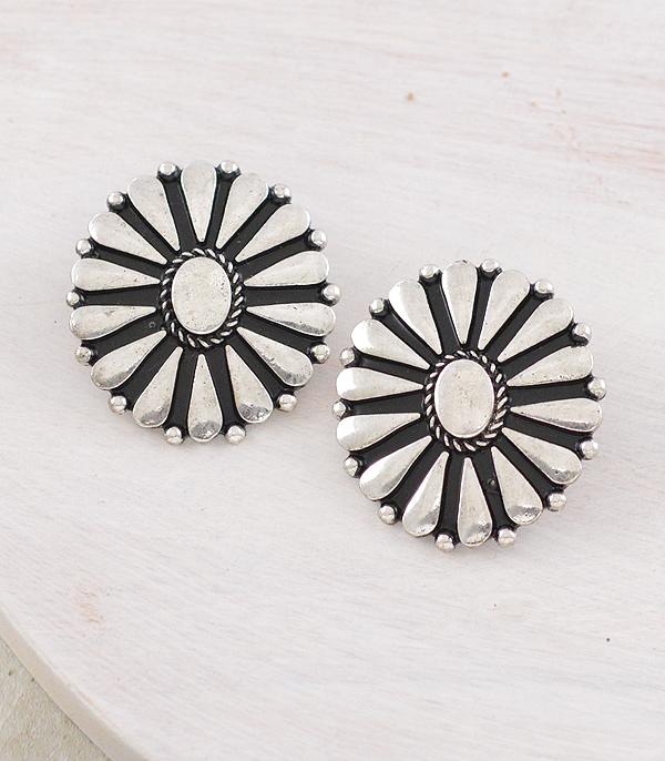 New Arrival :: Wholesale Tipi Brand Western Concho Earrings