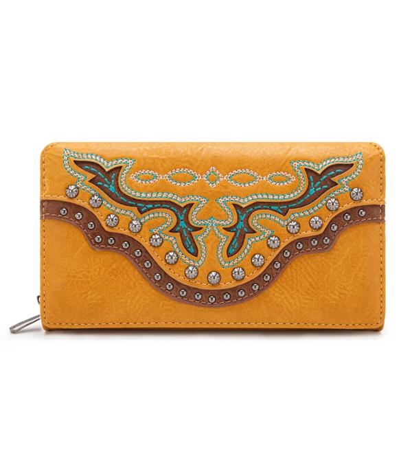 MONTANAWEST BAGS :: WALLETS I SMALL ACCESSORIES :: Wholesale Montana West Boot Scroll Wallet