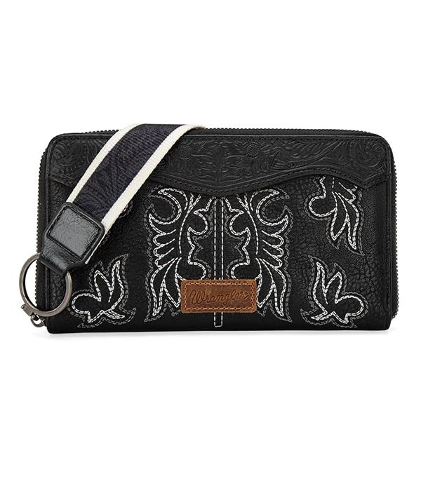 New Arrival :: Wholesale Wrangler Boot Stitch Wallet Wristlet